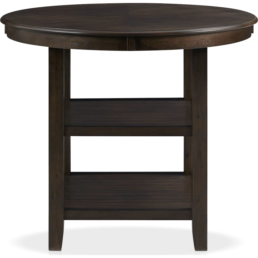 pearson dark brown counter height dining table   