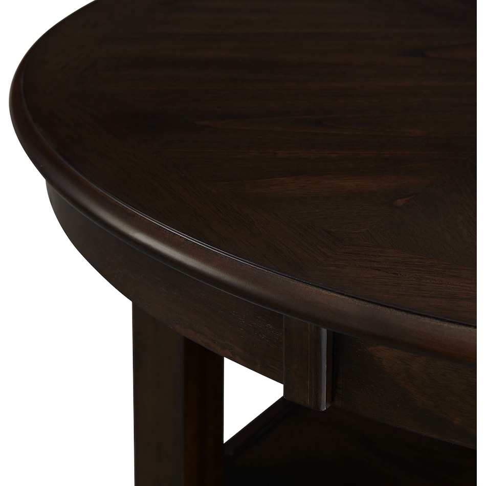 pearson dark brown counter height dining table   