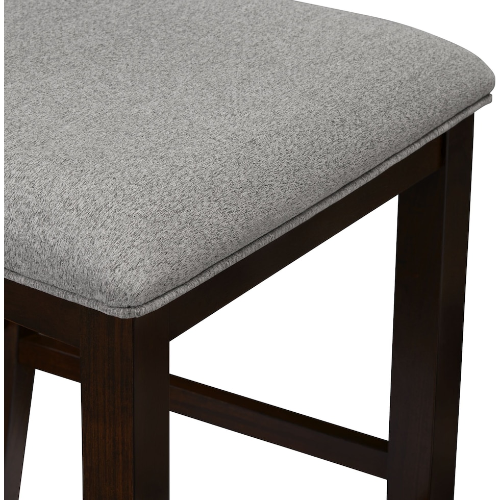 pearson dark brown counter height stool   