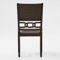 pearson dark brown dining chair   