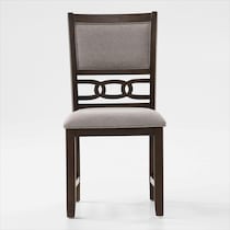 pearson dark brown dining chair   