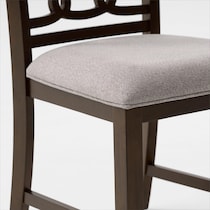 pearson dark brown dining chair   