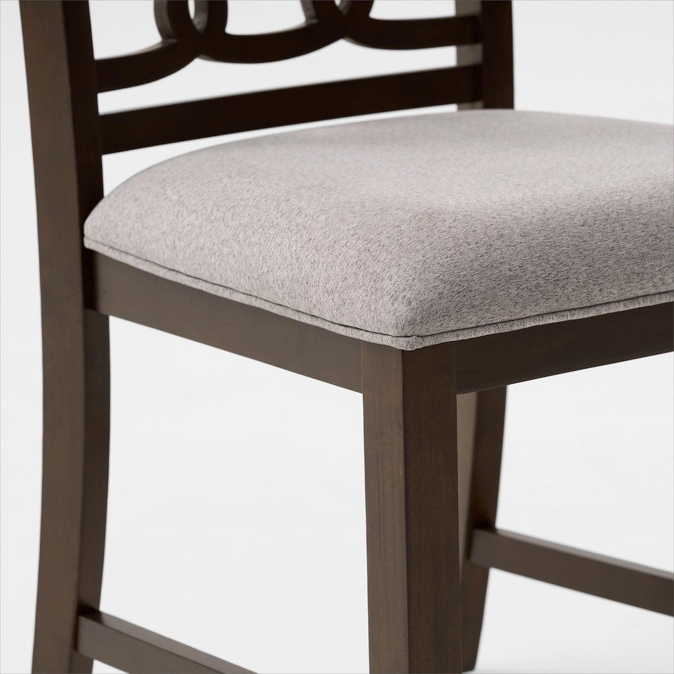 pearson dark brown dining chair   