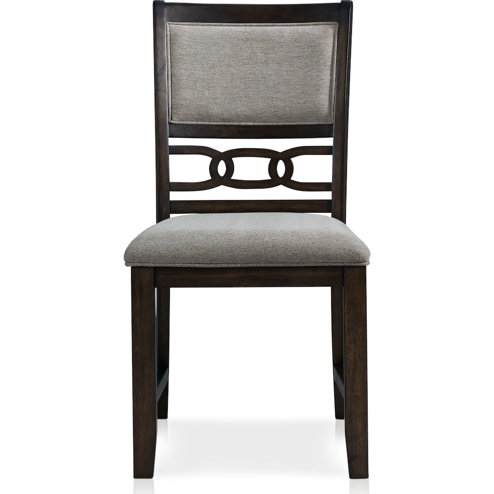 pearson dark brown dining chair   