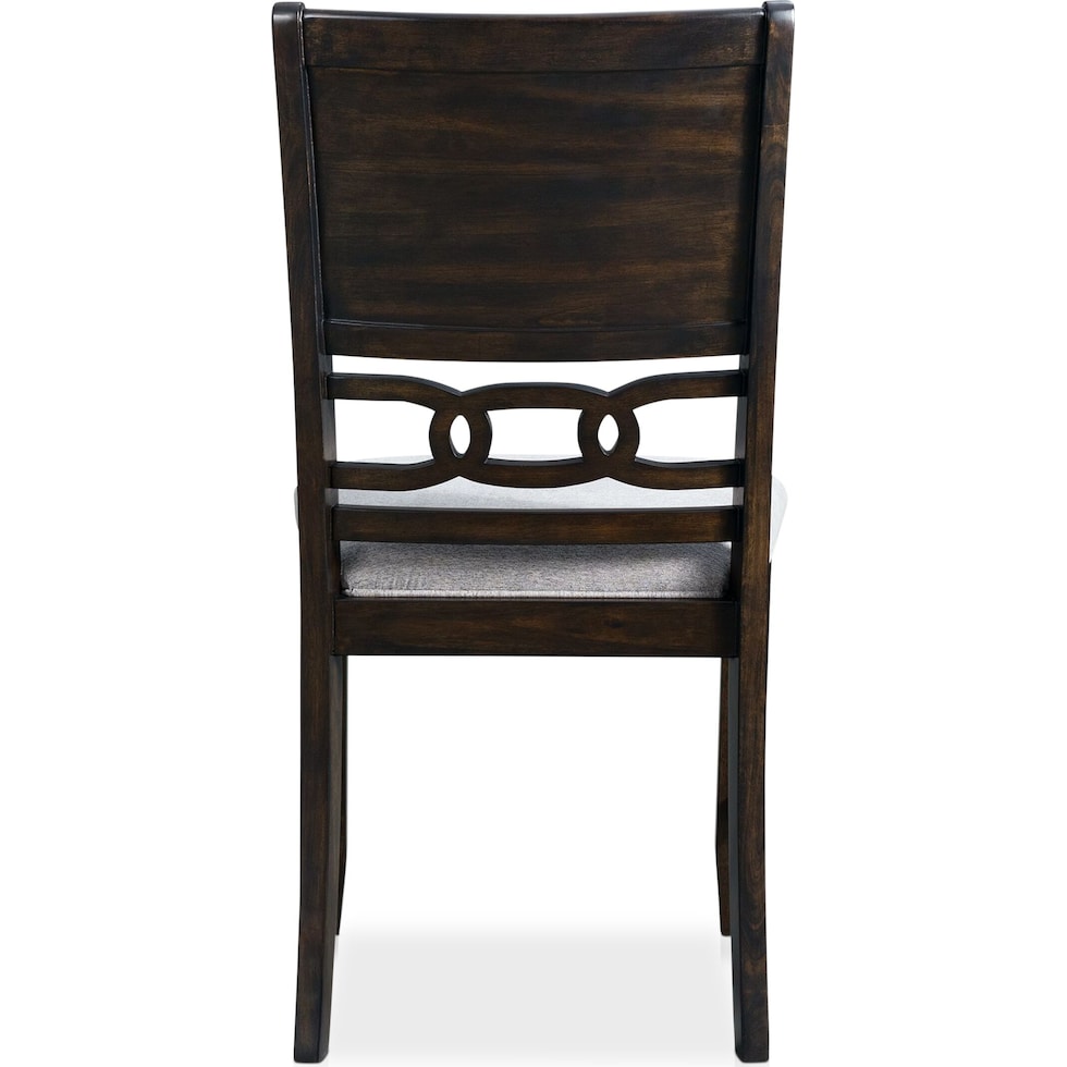 pearson dark brown dining chair   