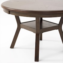 pearson dark brown dining table   