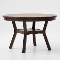 pearson dark brown dining table   