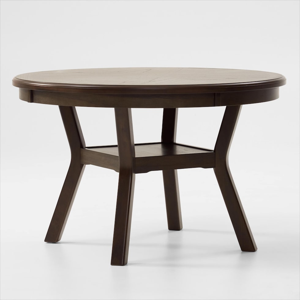 pearson dark brown dining table   