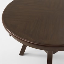 pearson dark brown dining table   