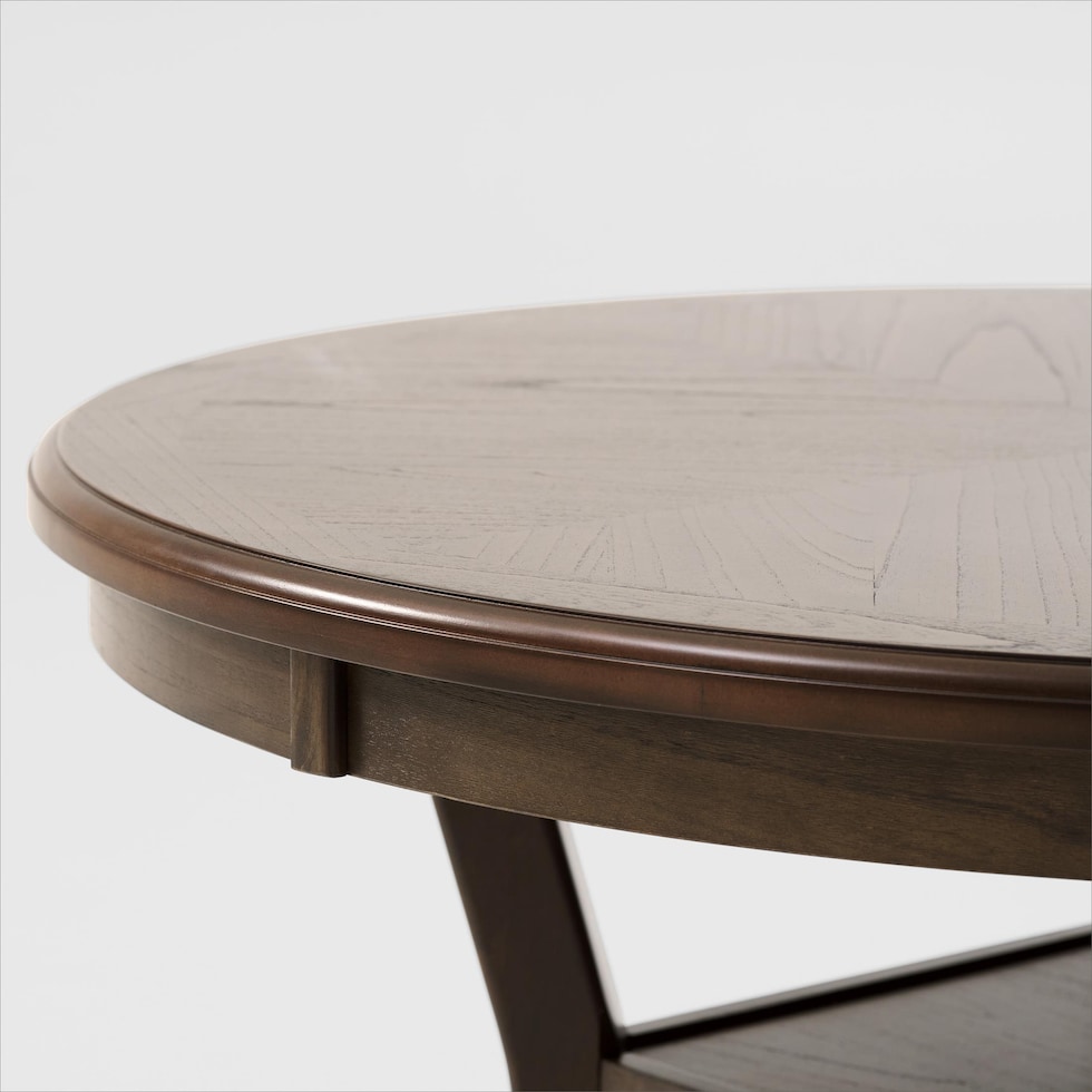 pearson dark brown dining table   