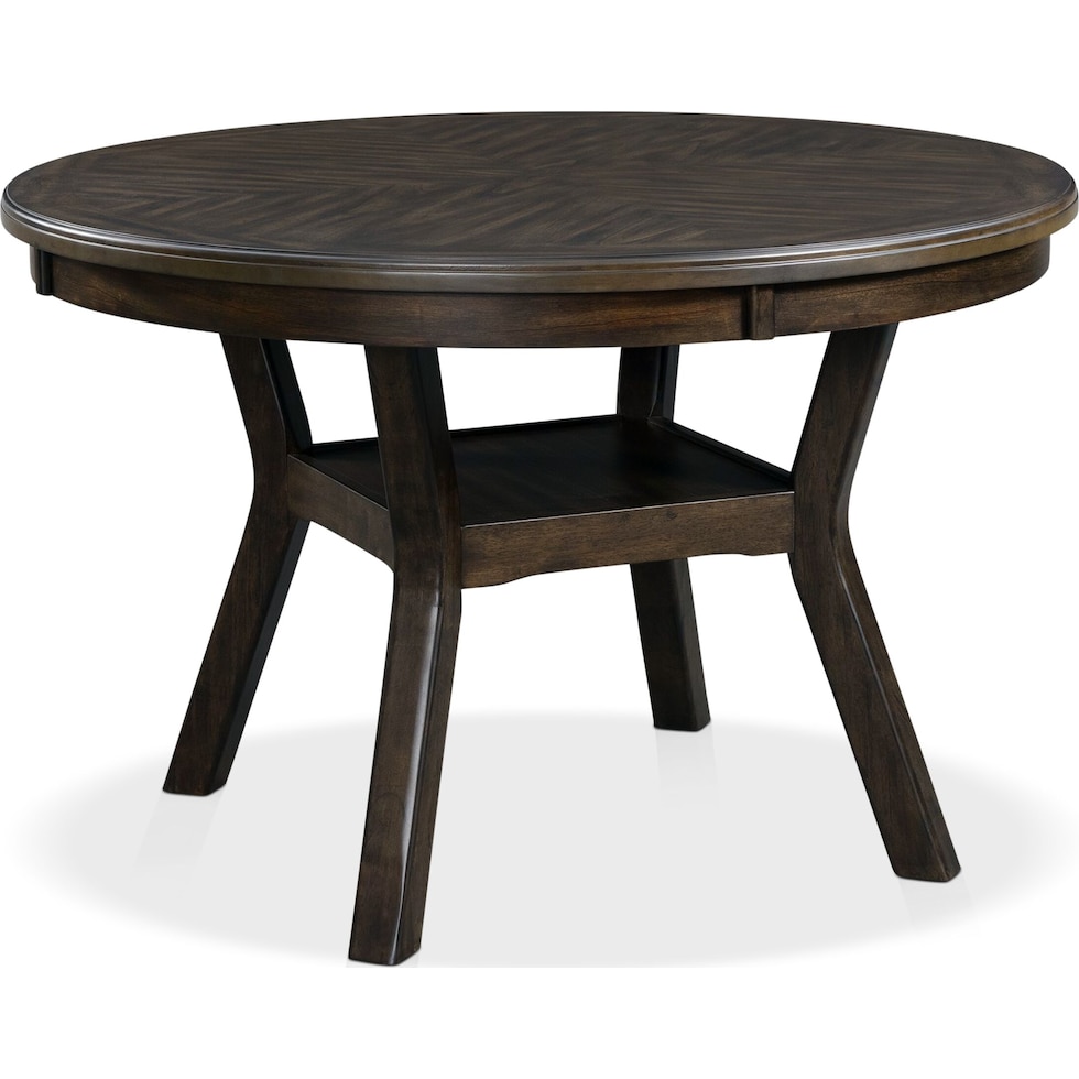 pearson dark brown dining table   