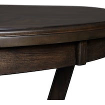 pearson dark brown dining table   