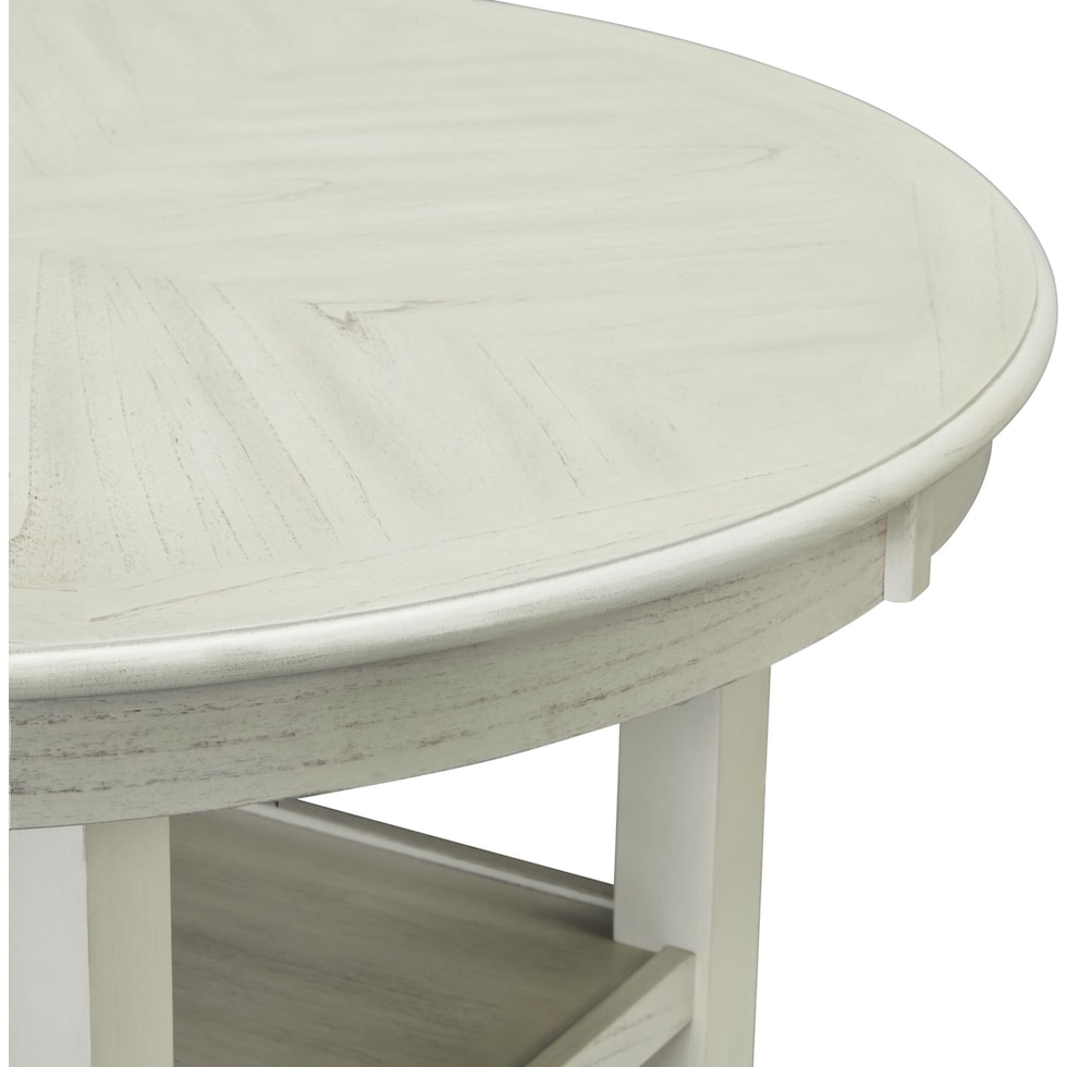 pearson white  pc counter height dining room   