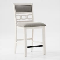 pearson white  pc counter height dining room   