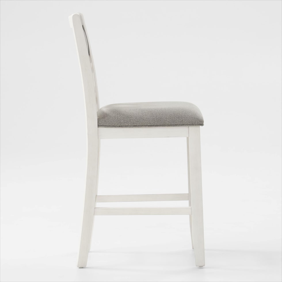 pearson white  pc counter height dining room   