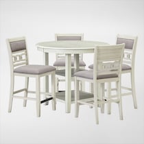 pearson white  pc counter height dining room web   