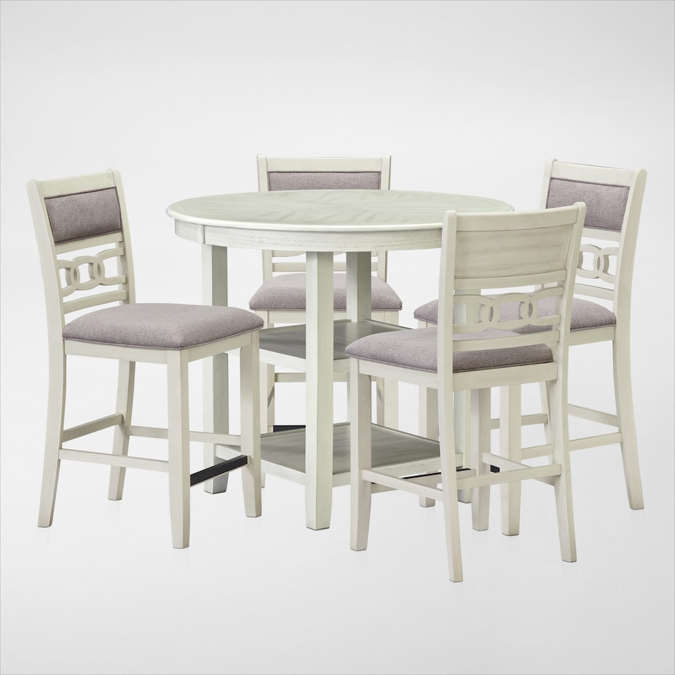 pearson white  pc counter height dining room web   