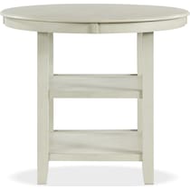 pearson white counter height dining table   