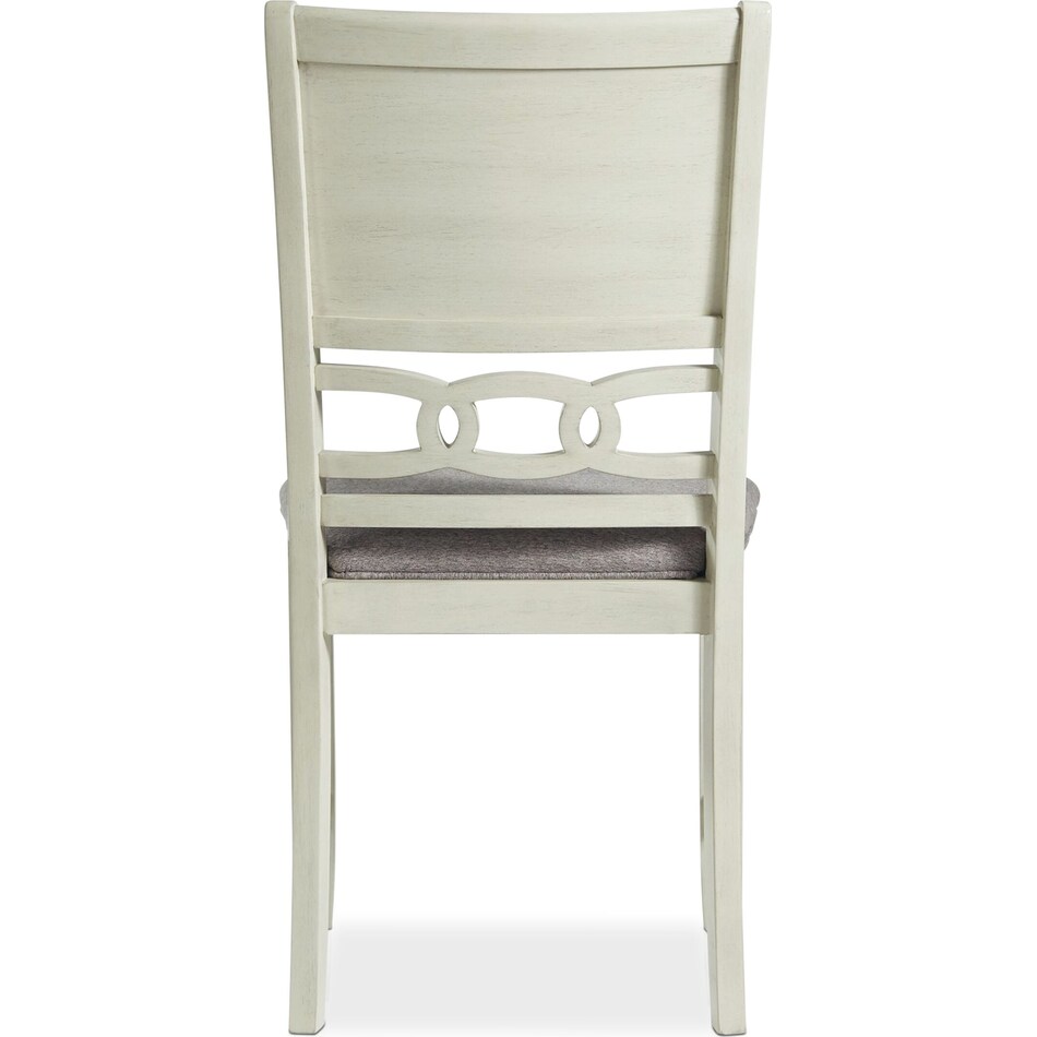 pearson white dining chair   