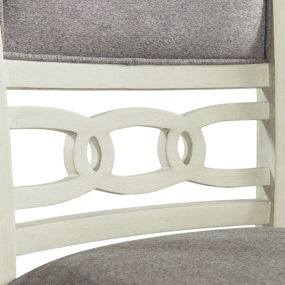 pearson white dining chair   