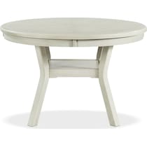 pearson white dining table   