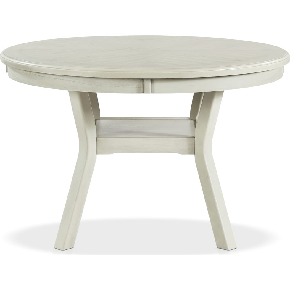 pearson white dining table   