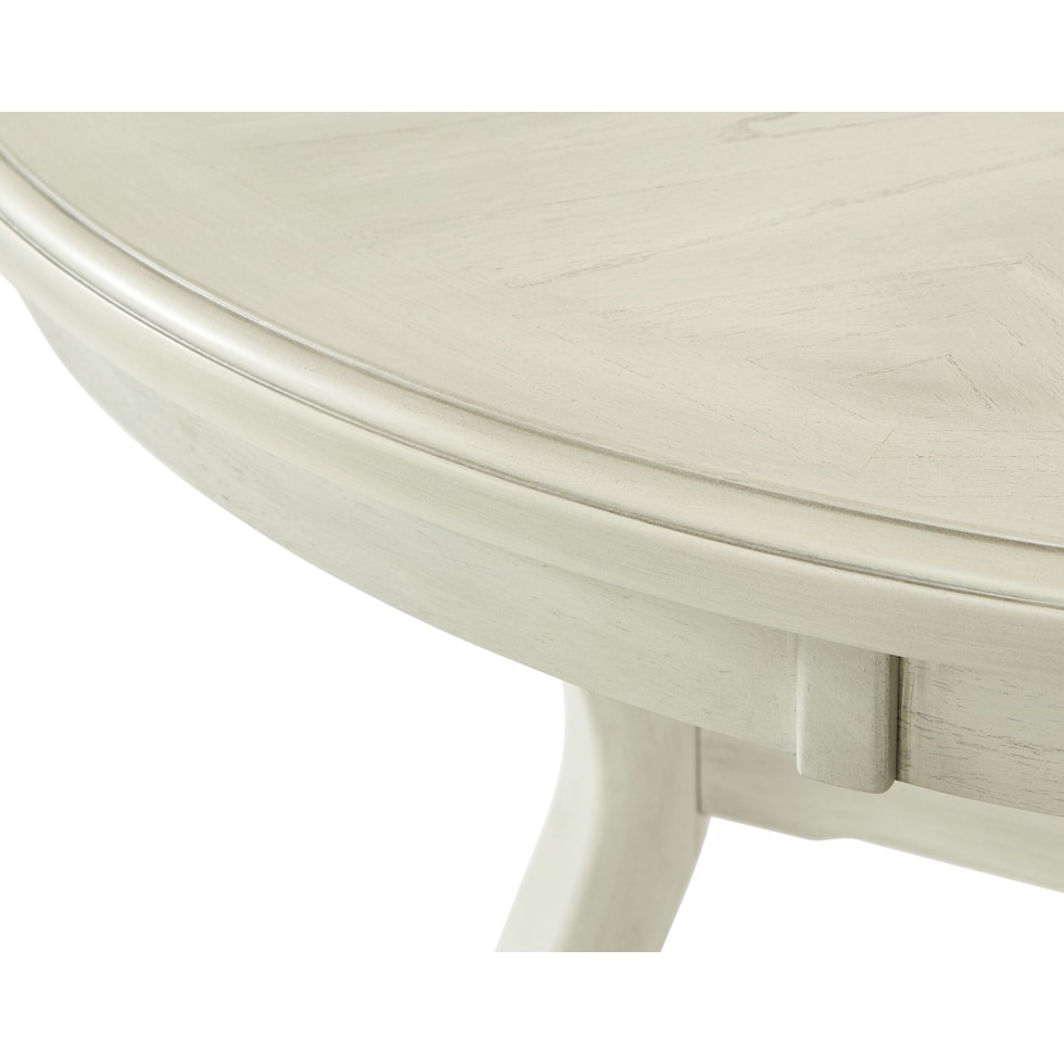 pearson white dining table   