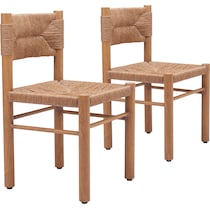 pelican light brown outdoor dining chair   