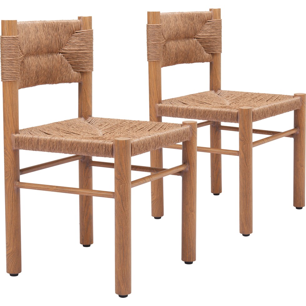 pelican light brown outdoor dining chair   