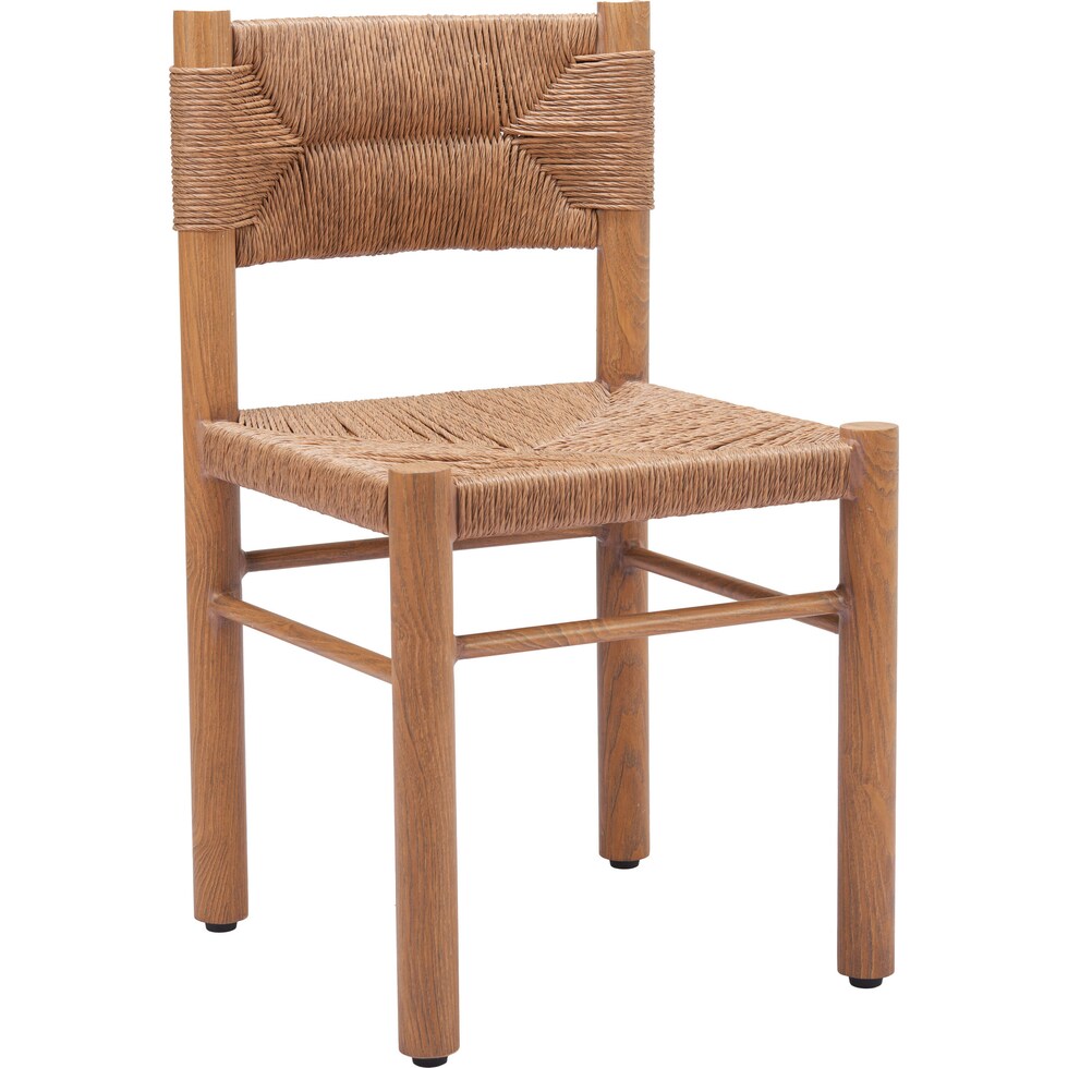 pelican light brown outdoor dining chair   