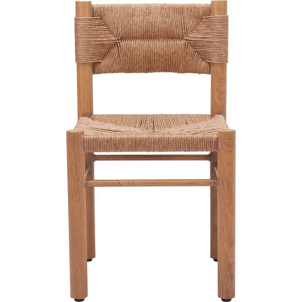 pelican light brown outdoor dining chair   