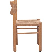 pelican light brown outdoor dining chair   