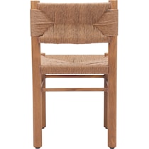 pelican light brown outdoor dining chair   