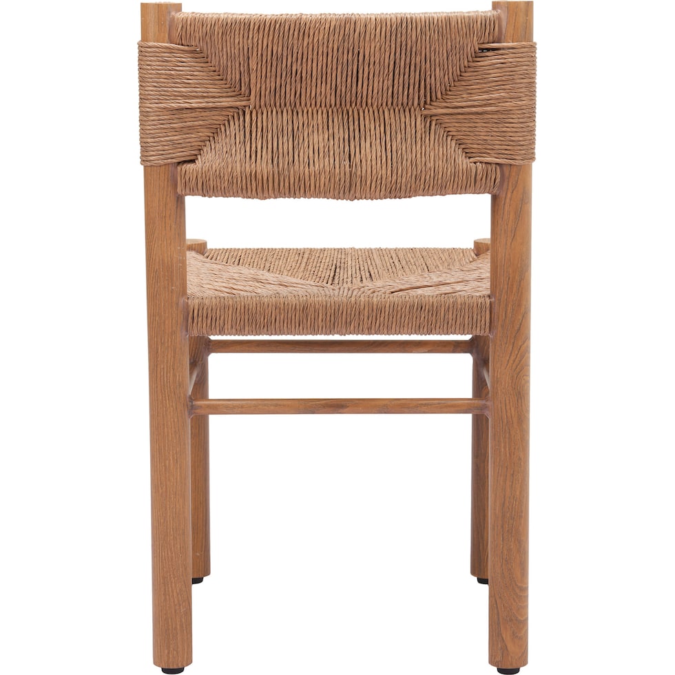 pelican light brown outdoor dining chair   