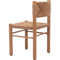pelican light brown outdoor dining chair   