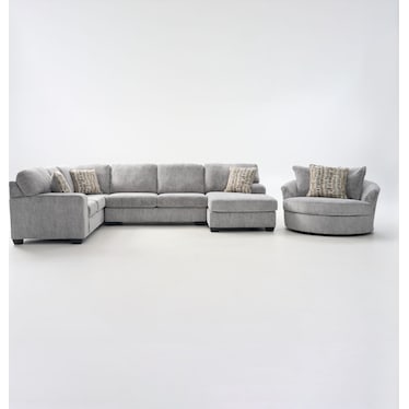 Broyhill Pembrey Sectional and Chair