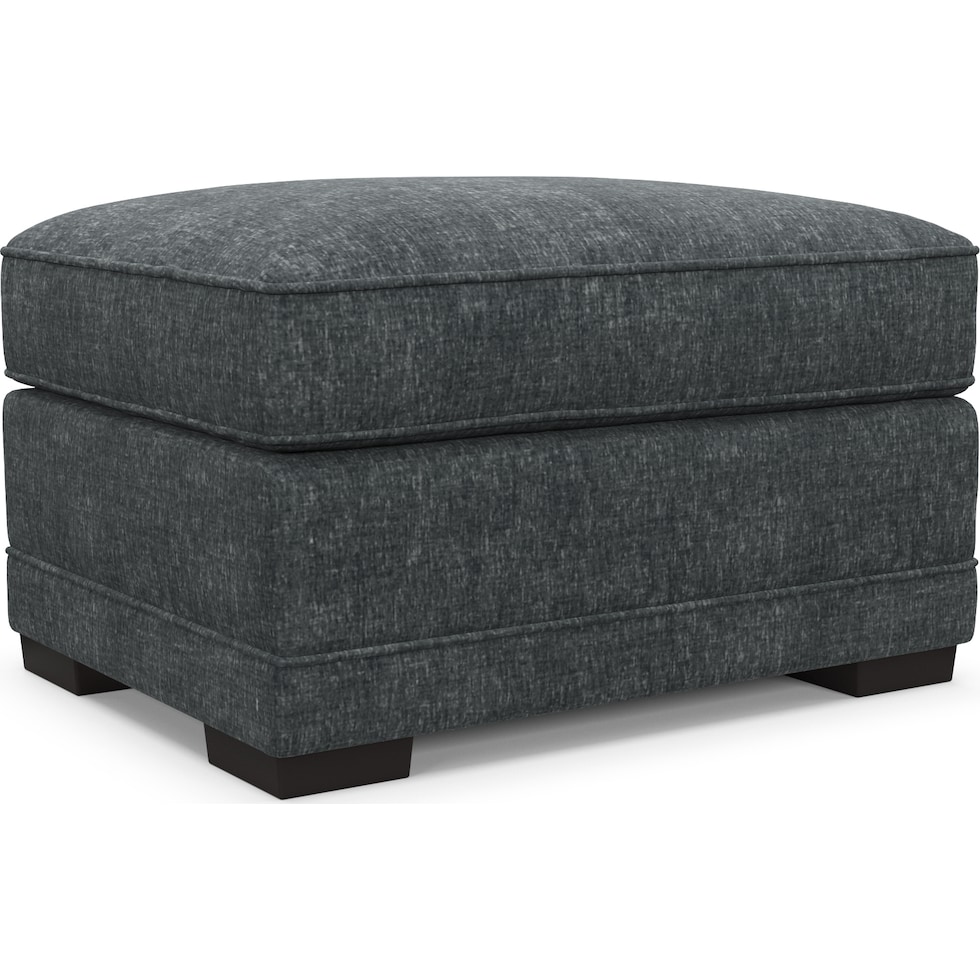 pembroke blue ottoman   