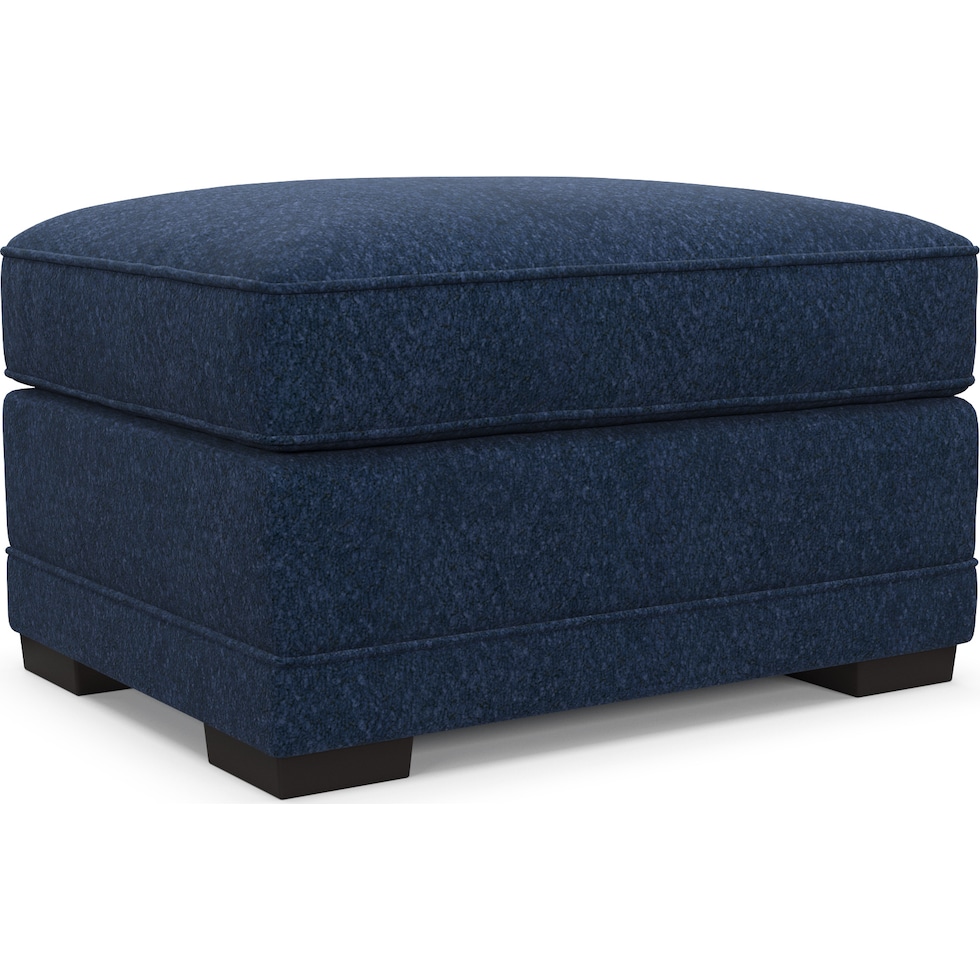 pembroke blue ottoman   