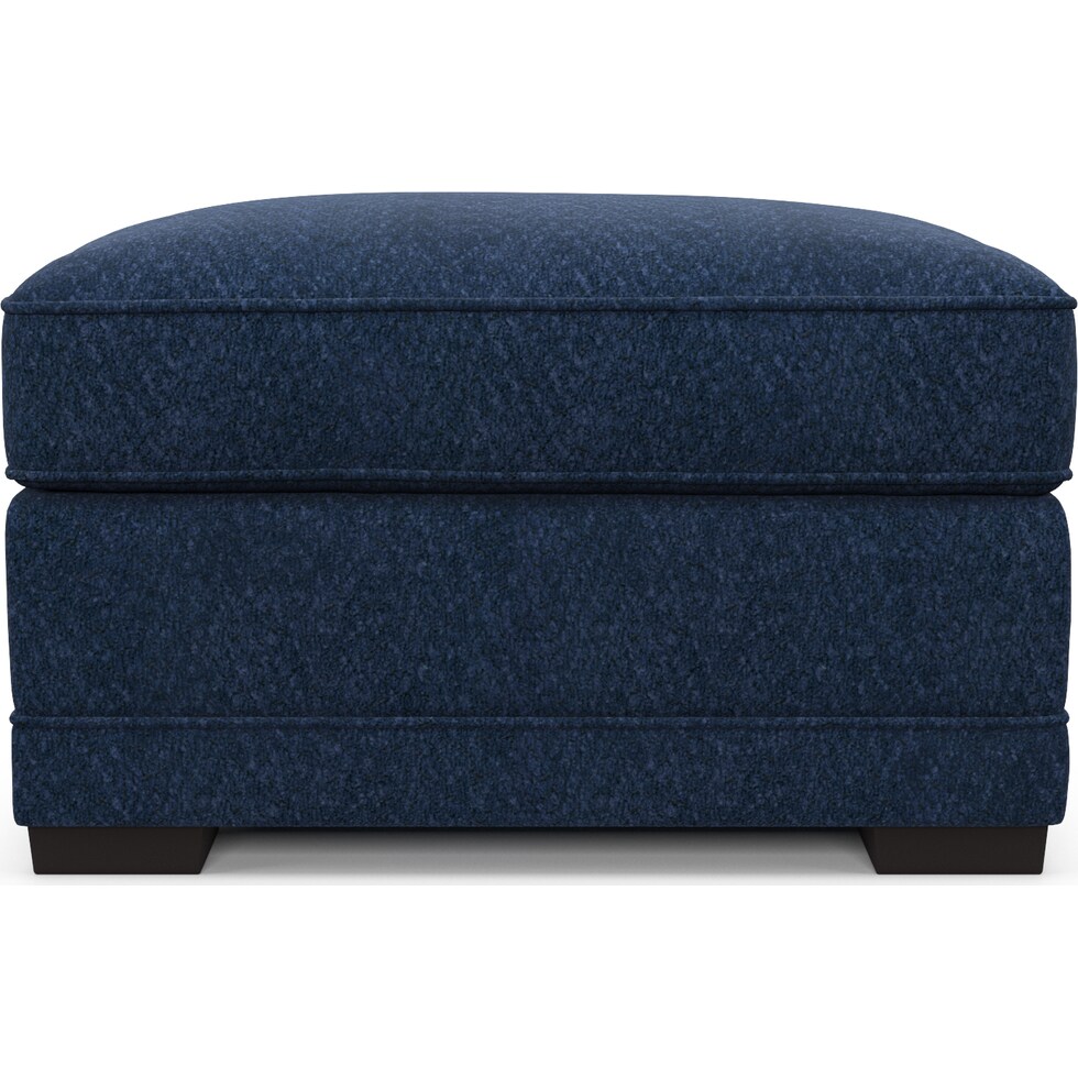 pembroke blue ottoman   