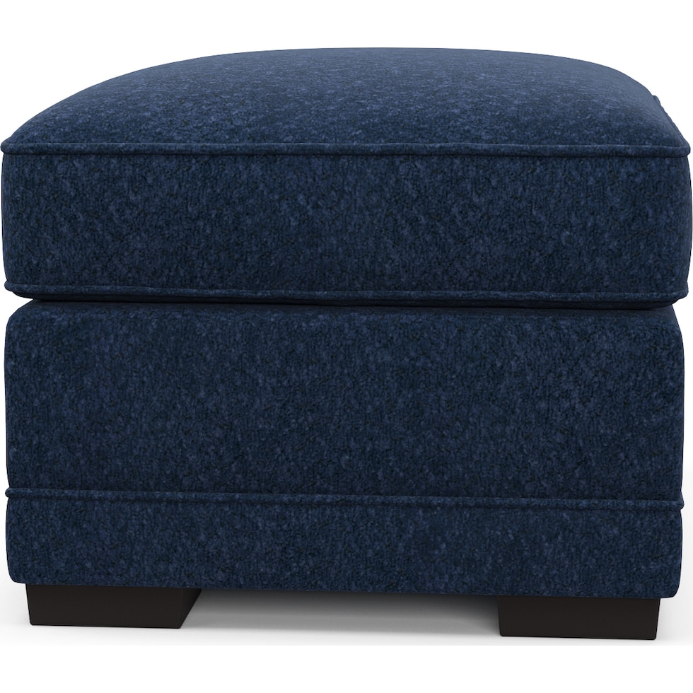 pembroke blue ottoman   