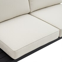 pembroke creme outdoor sectional set   