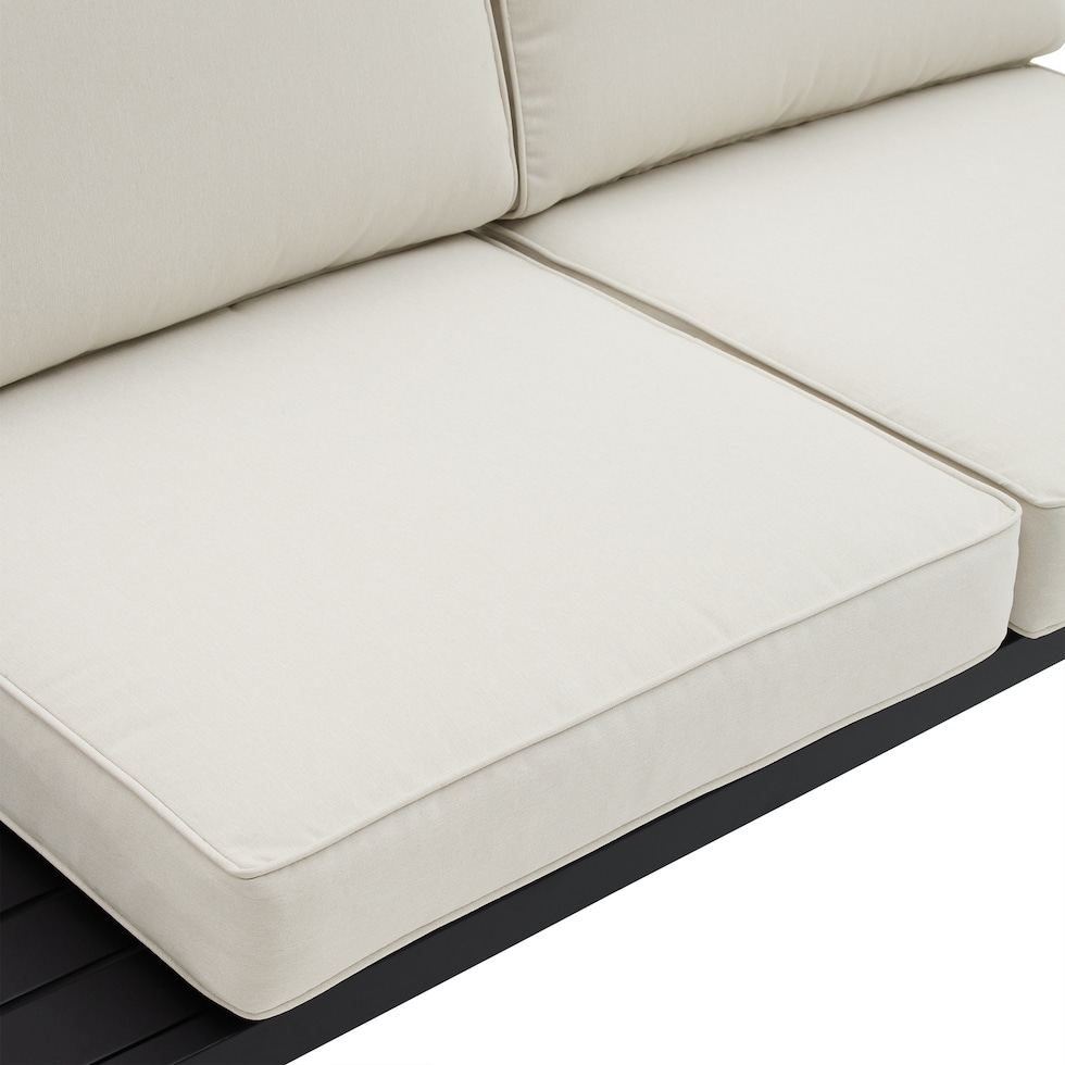 pembroke creme outdoor sectional set   
