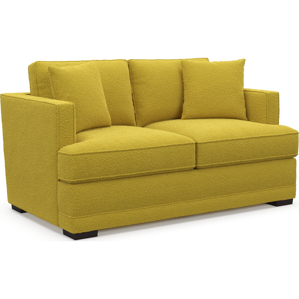 pembroke gold loveseat   