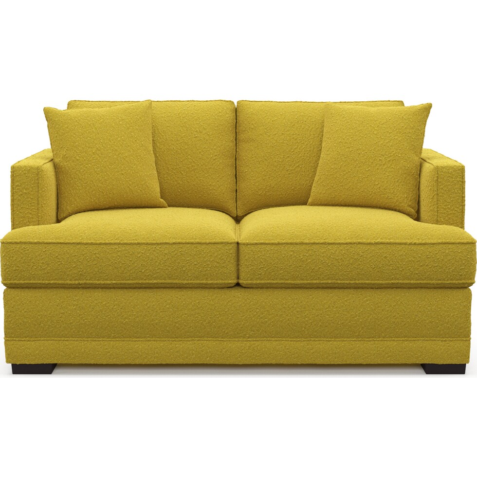 pembroke gold loveseat   