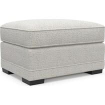 pembroke gray ottoman   