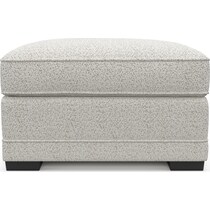 pembroke gray ottoman   