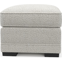 pembroke gray ottoman   