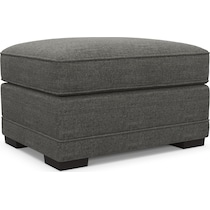 pembroke gray ottoman   