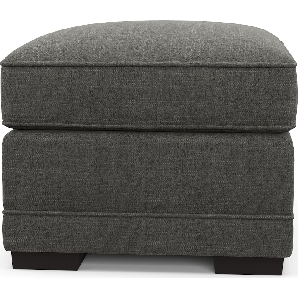 pembroke gray ottoman   