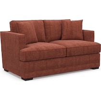 pembroke orange loveseat   